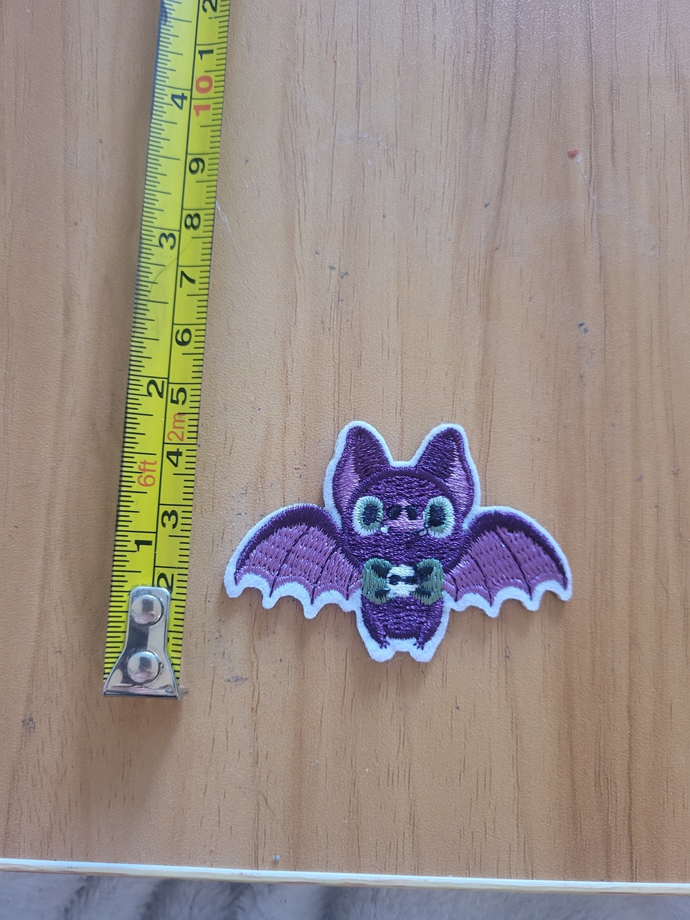🎃BUY 2 GET 1 FREE🎃Embroidered Purple Bat Patch for Bags and Accessories